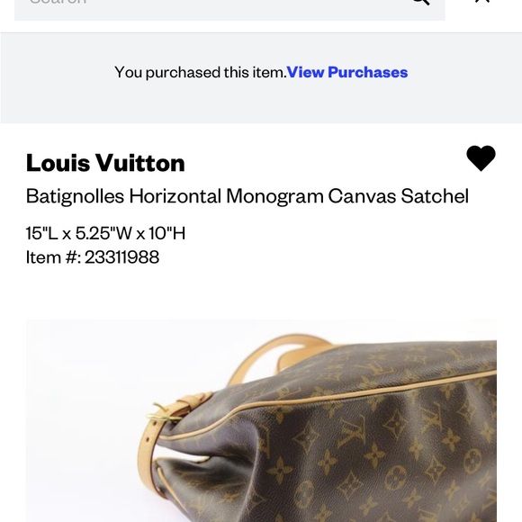 Louis Vuitton Batignolles Horizontal - Picture 5 of 16